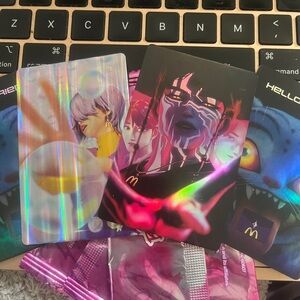 Set 2 Saja Boys Kpop Demon Hunter Foil Cards McDonalds Breakfast
